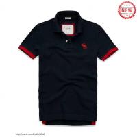 heren abercrombie and fitch korte polo t-shirt koningsblauw rood moose logo Sale Online 84mbh252